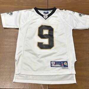 Drew Brees youth small footballl jersey worn with a few scuffs